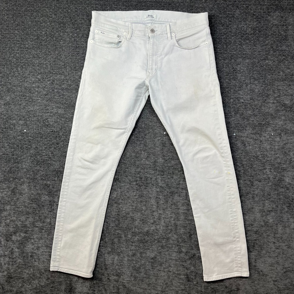 Polo Ralph Lauren the Sullivan Slim Jeans Men's Light Wash Denim Classic - 34X32
